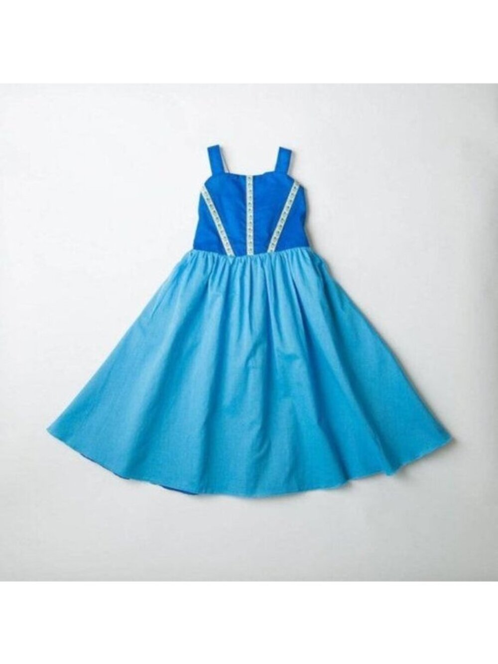 Llum - Tonal Blue Giselle Corset Dress 2T